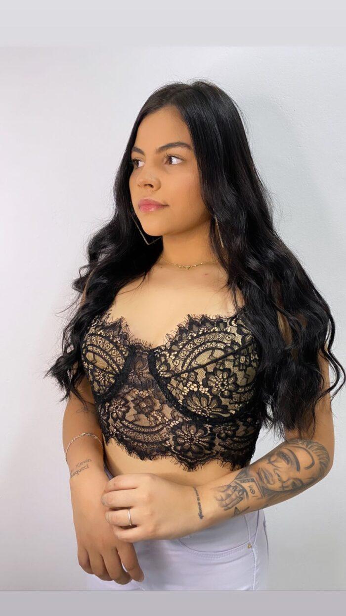 Cropped Renda Sexy Delicado - Image 4
